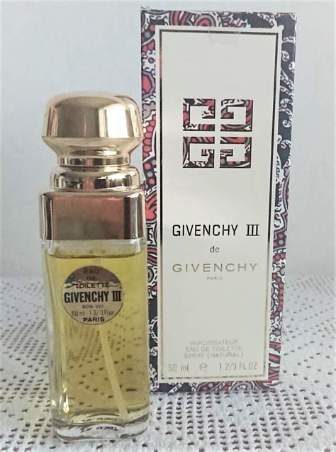 givenchy no 3|givenchy iii perfume vintage.